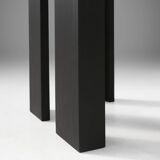 Black stackable stools of side tables (new) by Bram Vanderbeke, Belgium, 2017