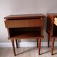 Paire de chevets en teck de style scandinave