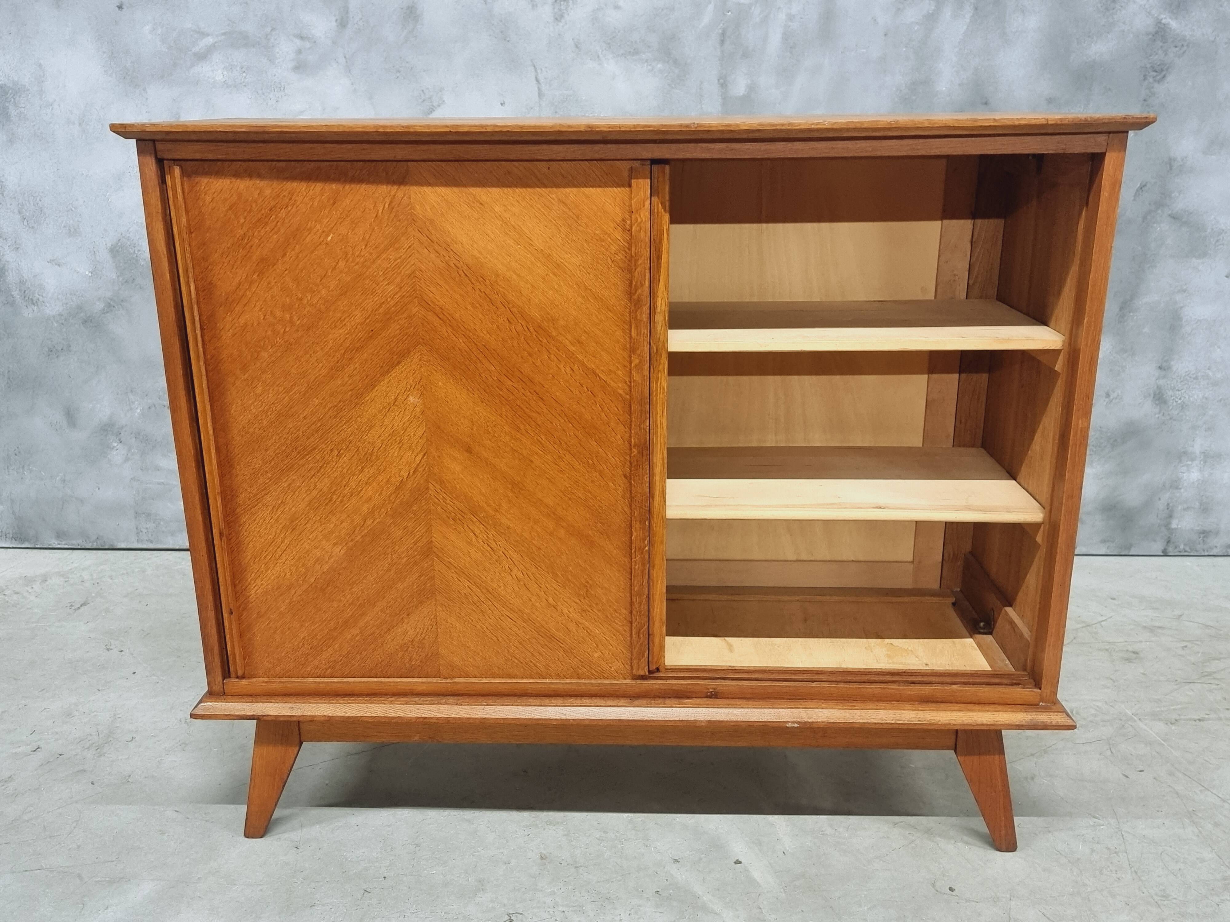 Scandinavian vintage highboard sideboard