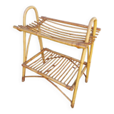 Rattan magazine holder