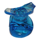 "Eole" candlestick in Saint-Louis crystal – Azure Blue