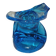 "Eole" candlestick in Saint-Louis crystal – Azure Blue
