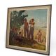 Oil on isorel panel – The Harvesters at Rest c. 1930–1940