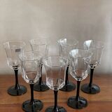 Esso Luminarc octagonal stemware