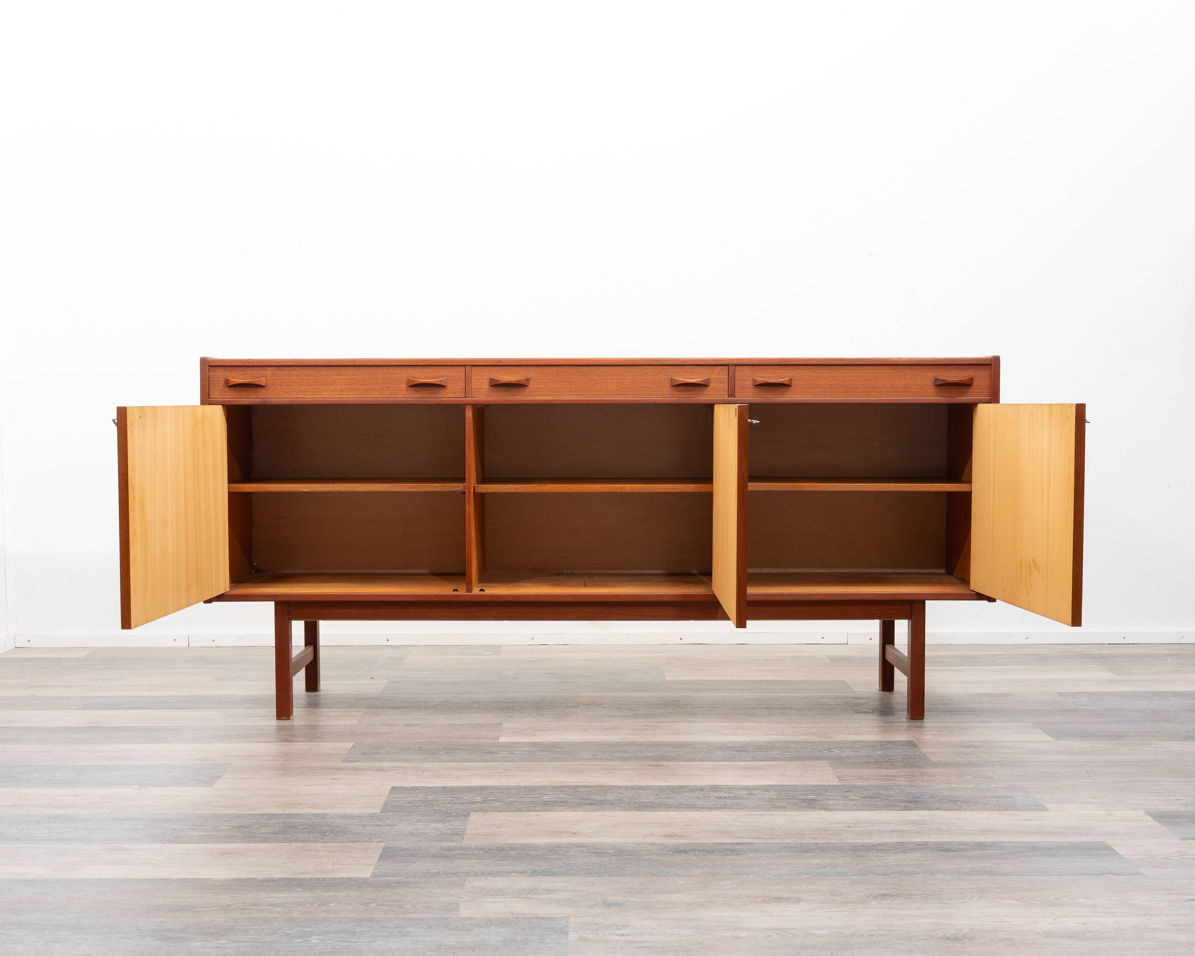 1960s teak sideboard. Manufacturer: Ulferts, Tibro Sweden, restored