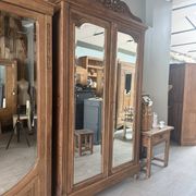 Grande armoire à glace ancienne (rénovée)