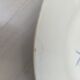 Lot of 2 hollow plates Digoin Sarreguemines model "blue rose"