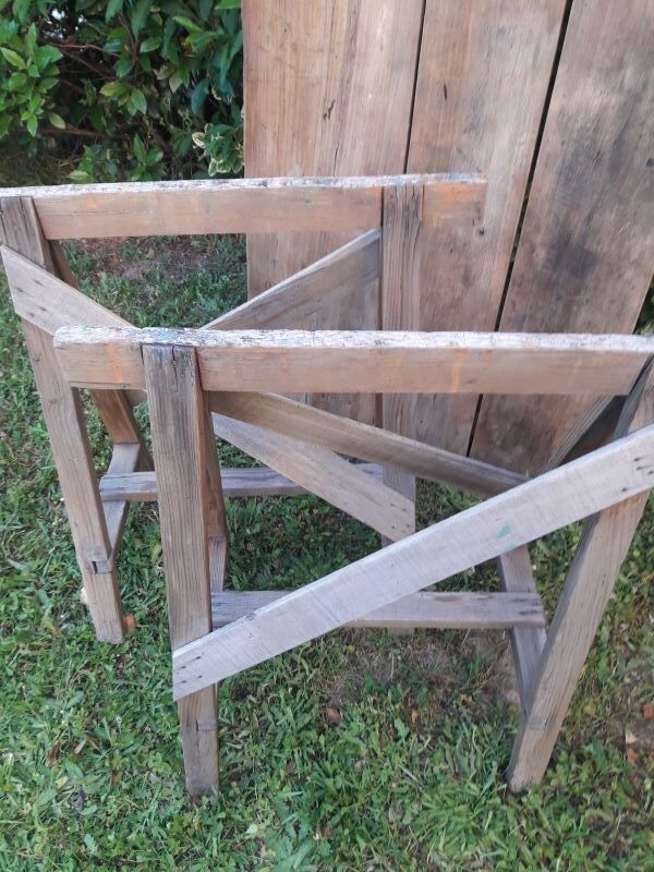 table tréteaux 2m atelier campagne ancienne