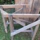 table tréteaux 2m atelier campagne ancienne