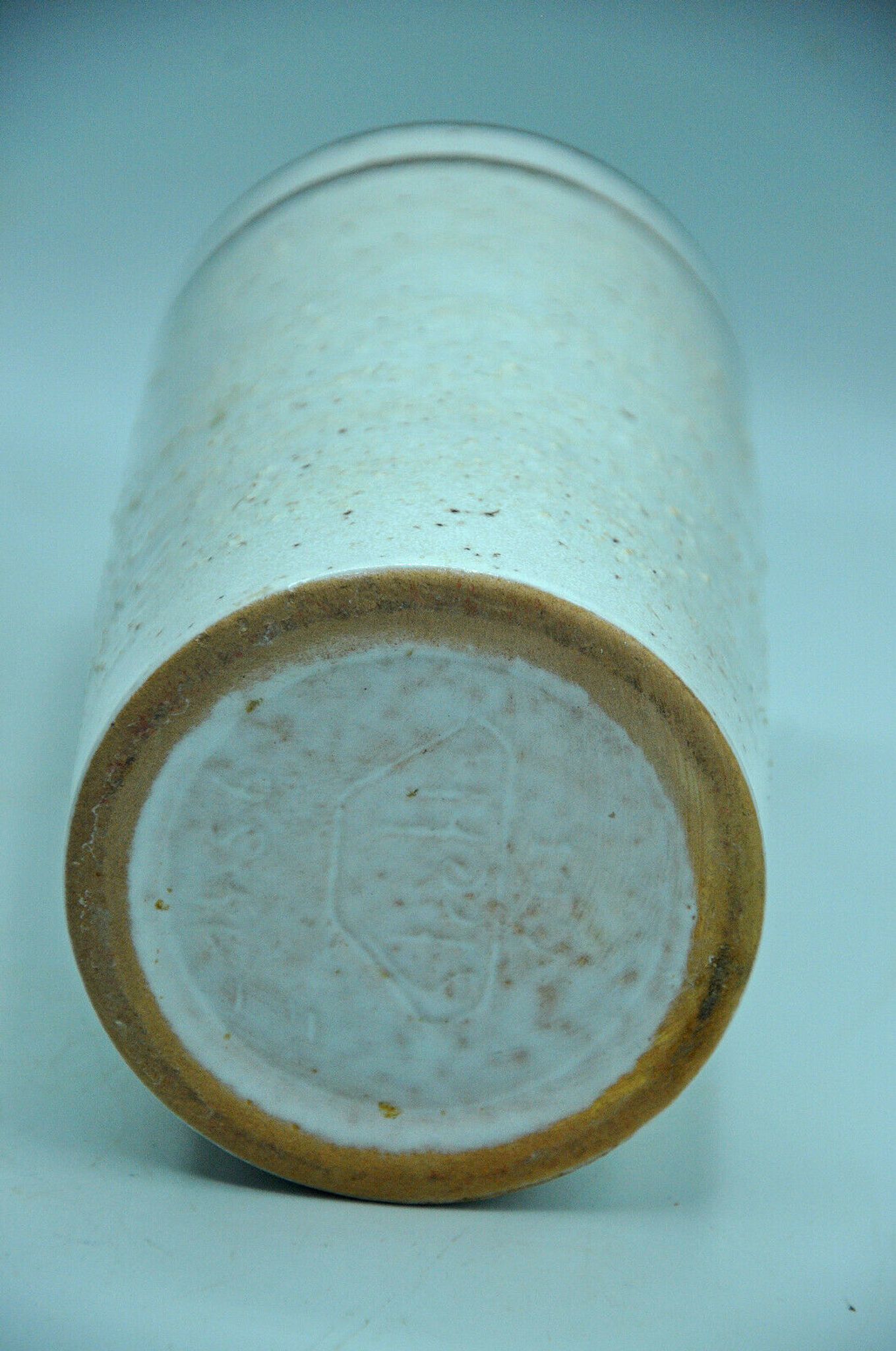 Contemporary design roll vase signed