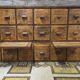 Old solid wood trade furniture