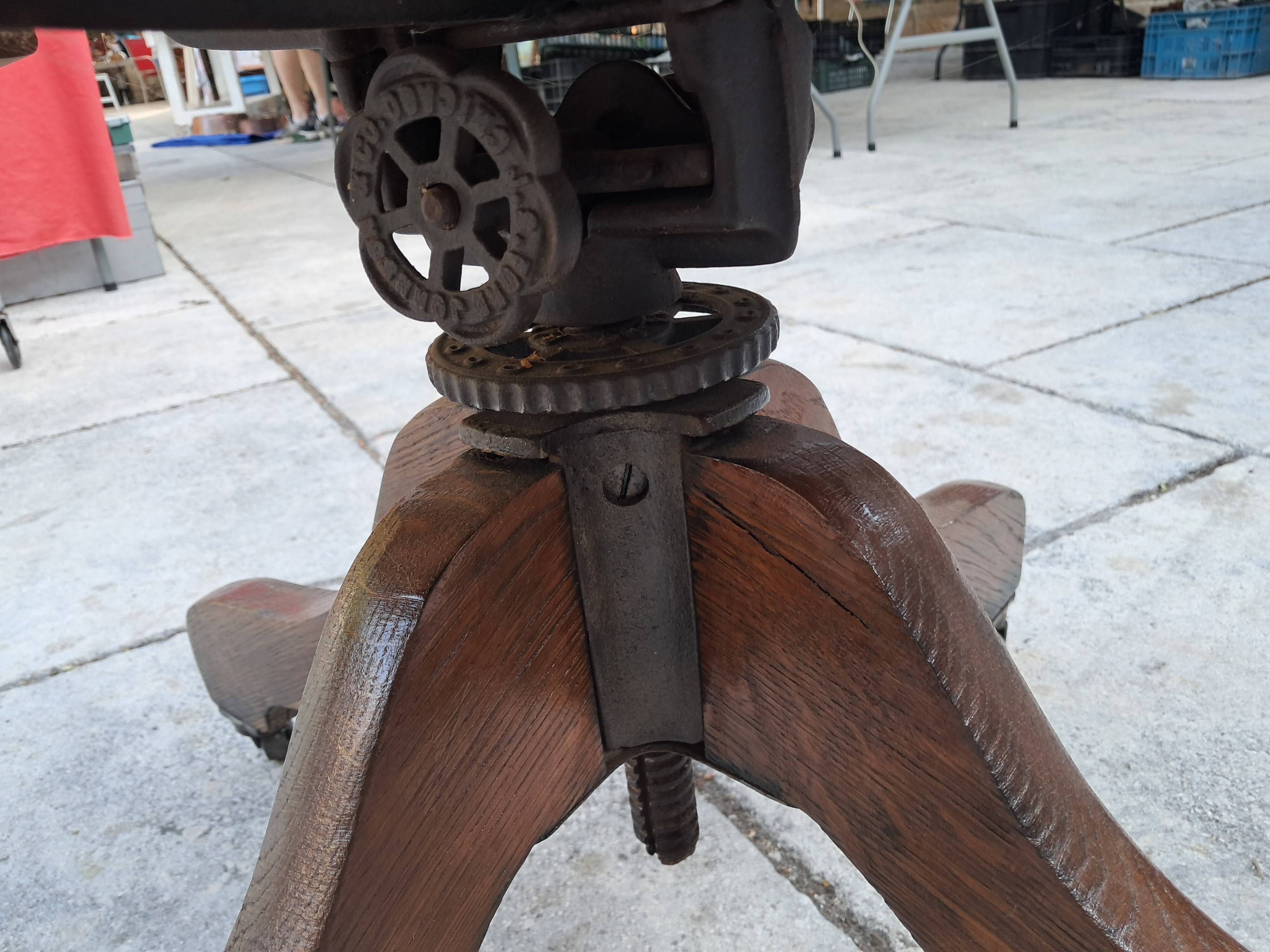 oak office chair