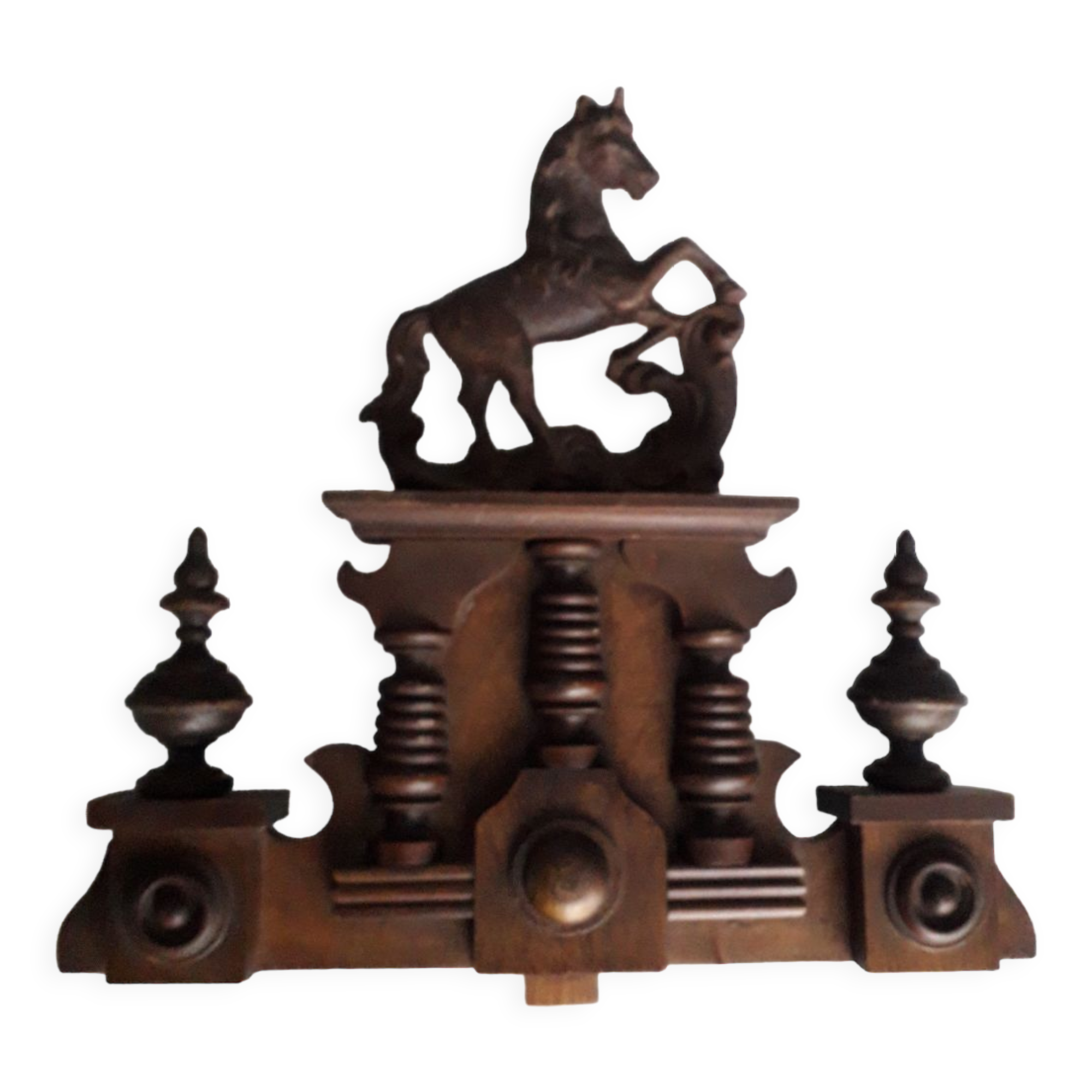 Fronton de meuble en bois 33 cm
