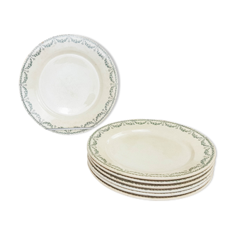 Lot 7 flat plates iron land "conde"