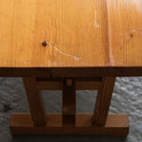 Dining set of 3 in solid oregon pine