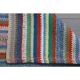 Vintage Turkish Oushak Handmade Wool & Cotton Pink Runner Rug 77x224