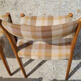 Set of 4 Scandinavian style chairs from the 70s