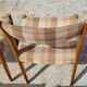 Set of 4 Scandinavian style chairs from the 70s