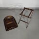 Victorian foldable serving / butler's tray / side table