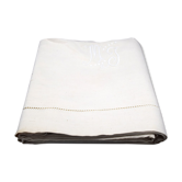 Drap ancien métis et lin XIXe