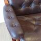 Norwegian Easy Chairs in Leather by Jon Hjortdal, Velledalen. Set of 2.