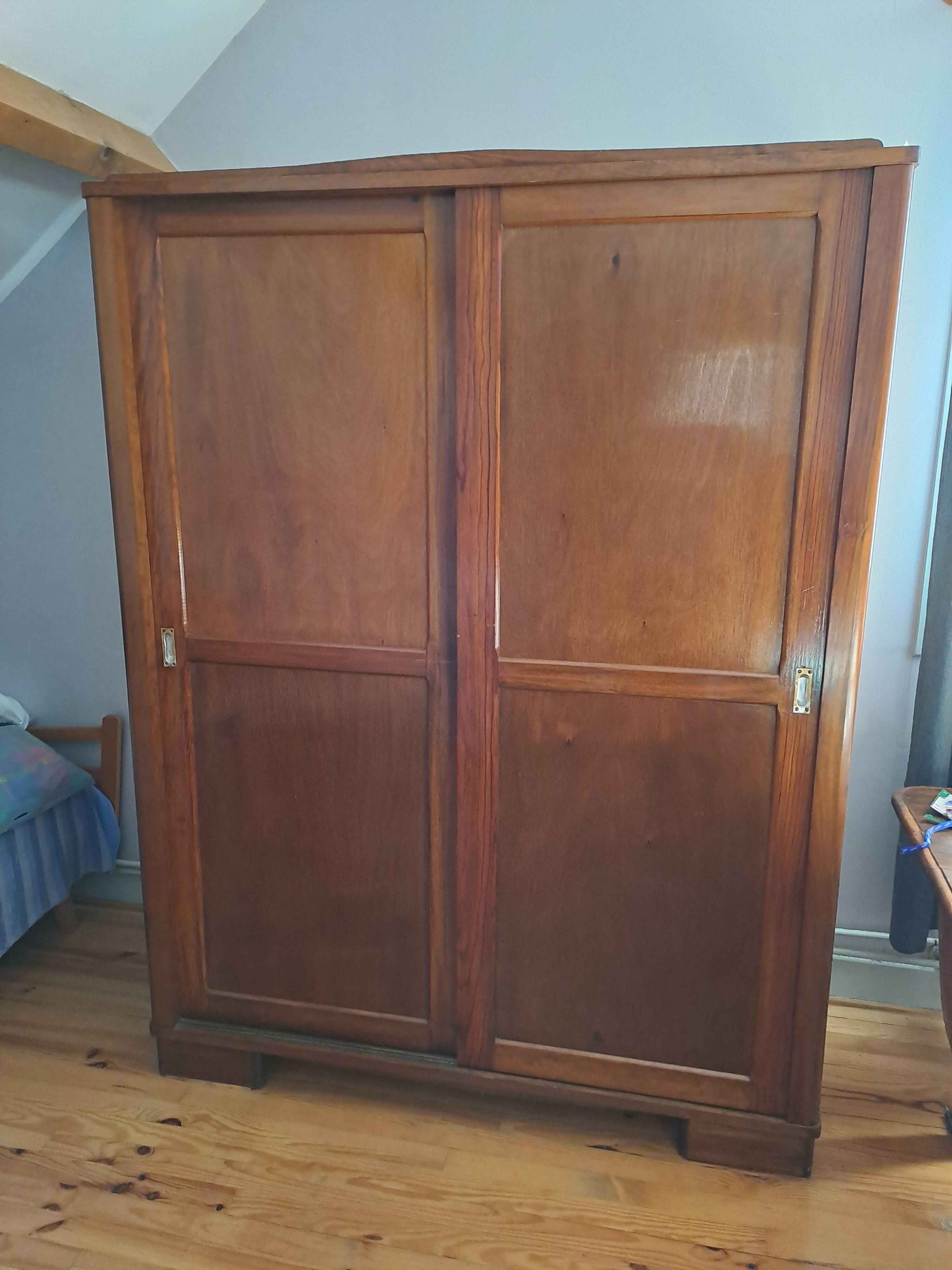 Parisian wardrobe 1930 sliding door wardrobe