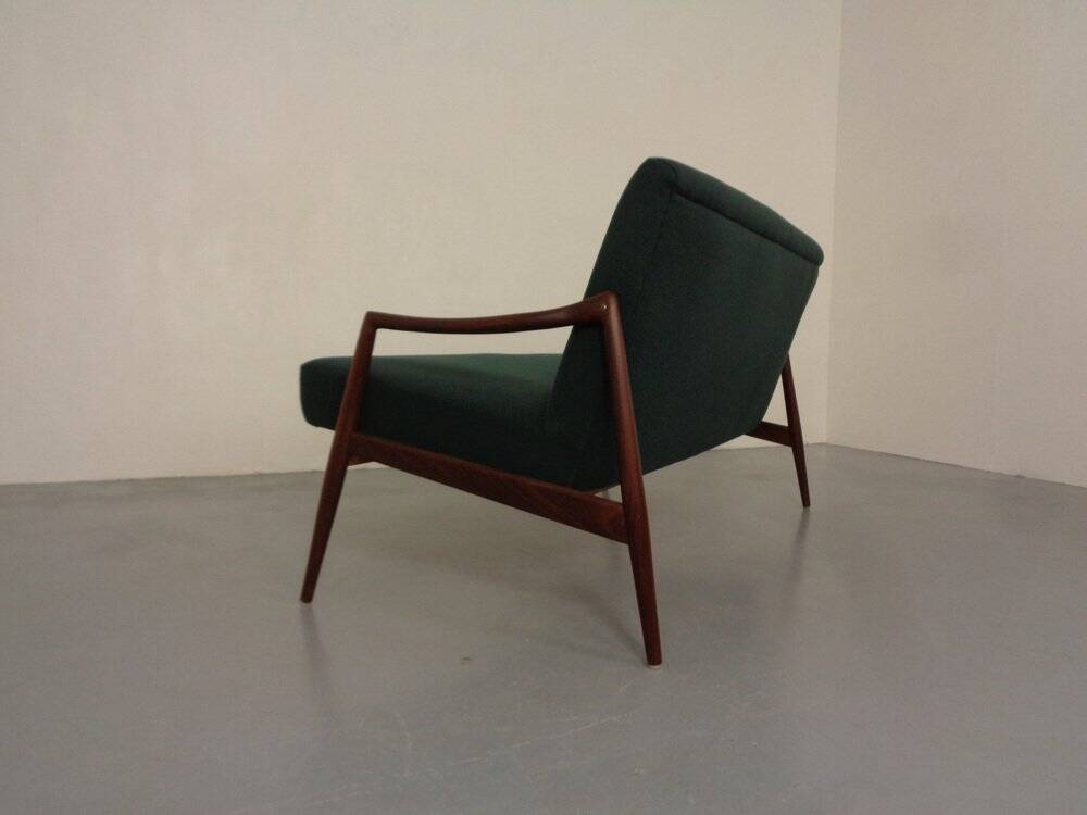 Organic Teak Sofa by Hartmut Lohmeyer for Wilkhahn, 1960s