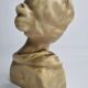 Bust of a young woman in Florentine style wax, 19 cm