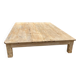 Natural wood coffee table