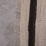 Vintage Turkish rug from Oushak, hand-woven 63x452 cm