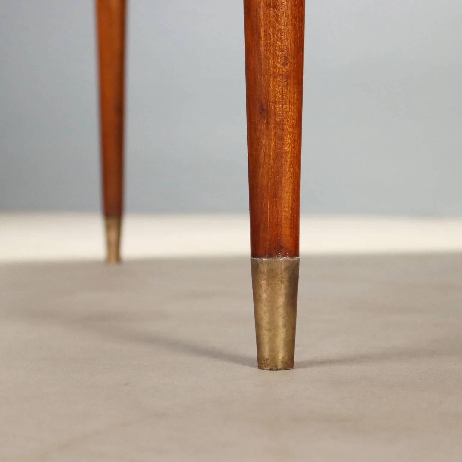 Table à manger vintage en teck, design italien, années 1950-1960