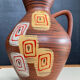 Vintage ceramic vase West Germany 1970s