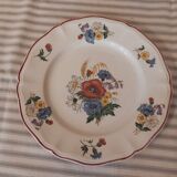 Digoin Sarreguemines plate