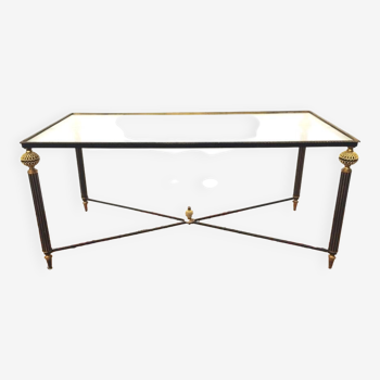 Fabergé style coffee table. Vintage 50s Hollywood Regency