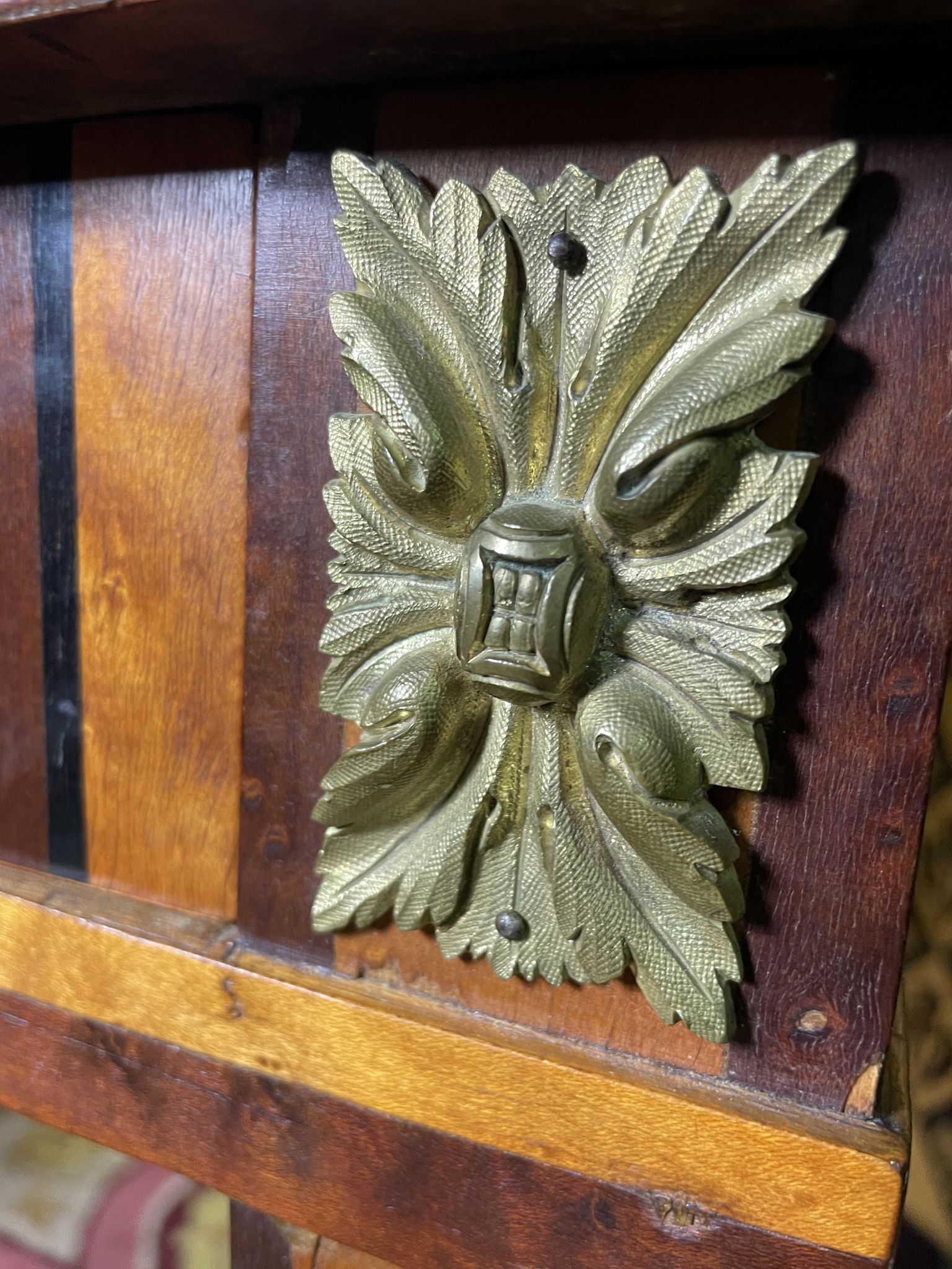 Louis XVI style dressing table in marquetry
