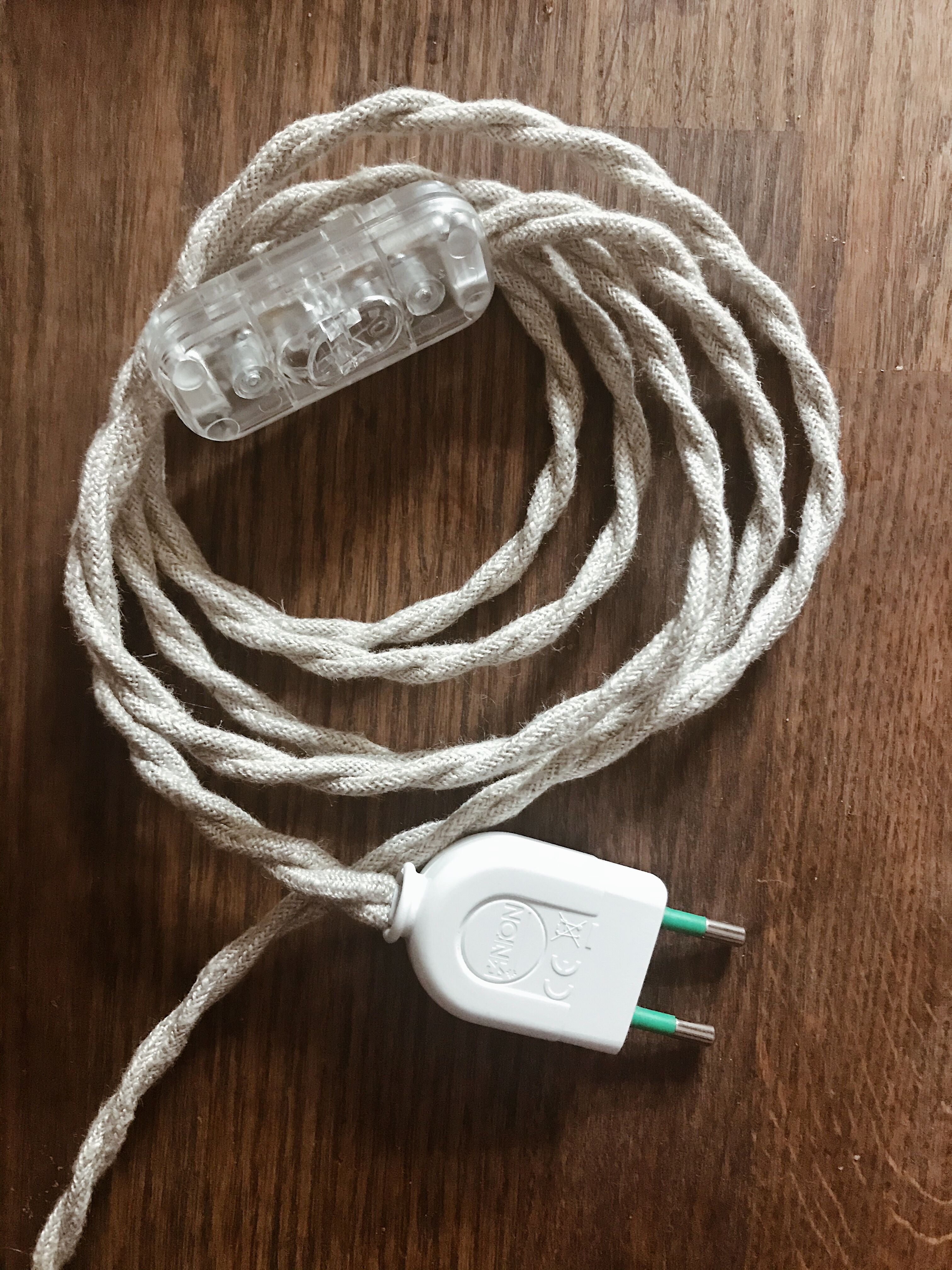 Vintage hand lamp in white opaline