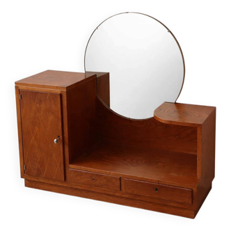 Asymmetrical Art Deco hairdresser's cabinet