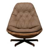 Mid-Century Danish Swivel Easy Chair from Madsen & Schubel, 1960s