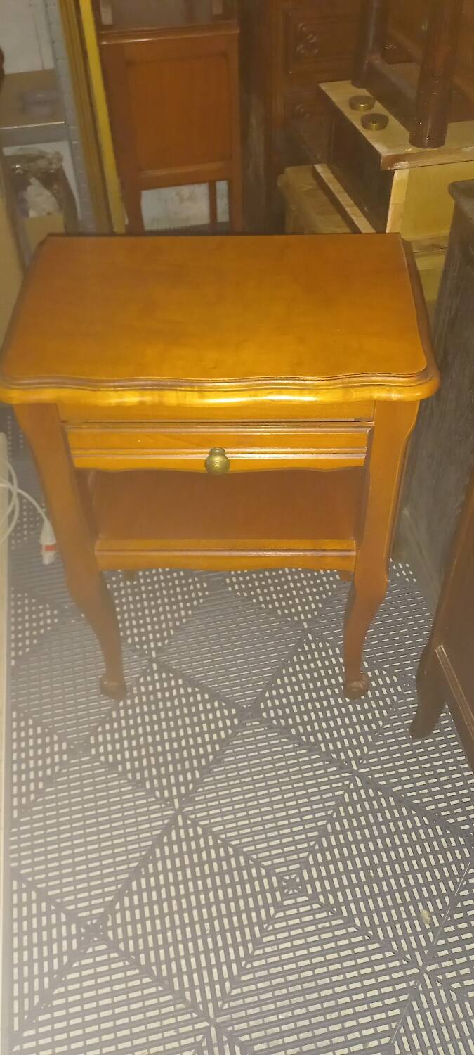 Pair of antique bedside tables