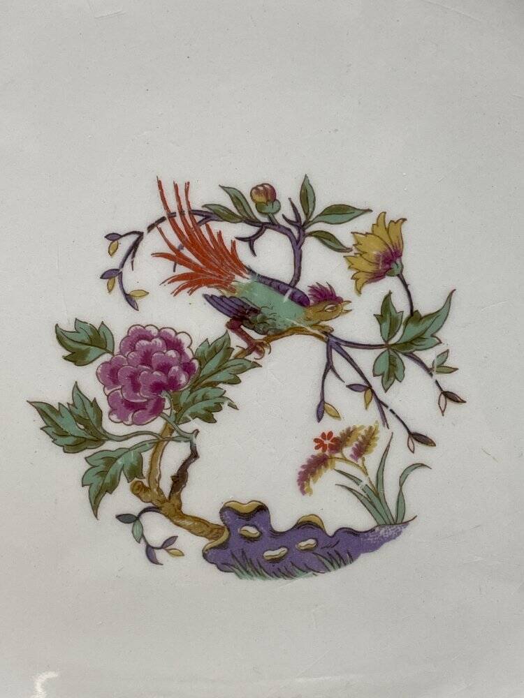 Set of 8 dessert plates Digoin & Sarreguemines Nanteuil
