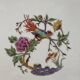 Set of 8 dessert plates Digoin & Sarreguemines Nanteuil
