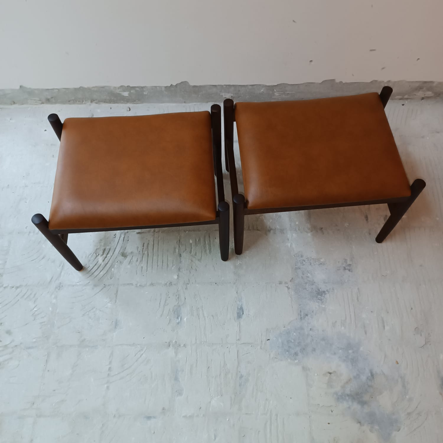 2 vintage footrests Frandsen 1960