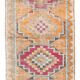 3x12 Pale Orange & Pink Vintage Wool Runner Rug, 86x352Cm