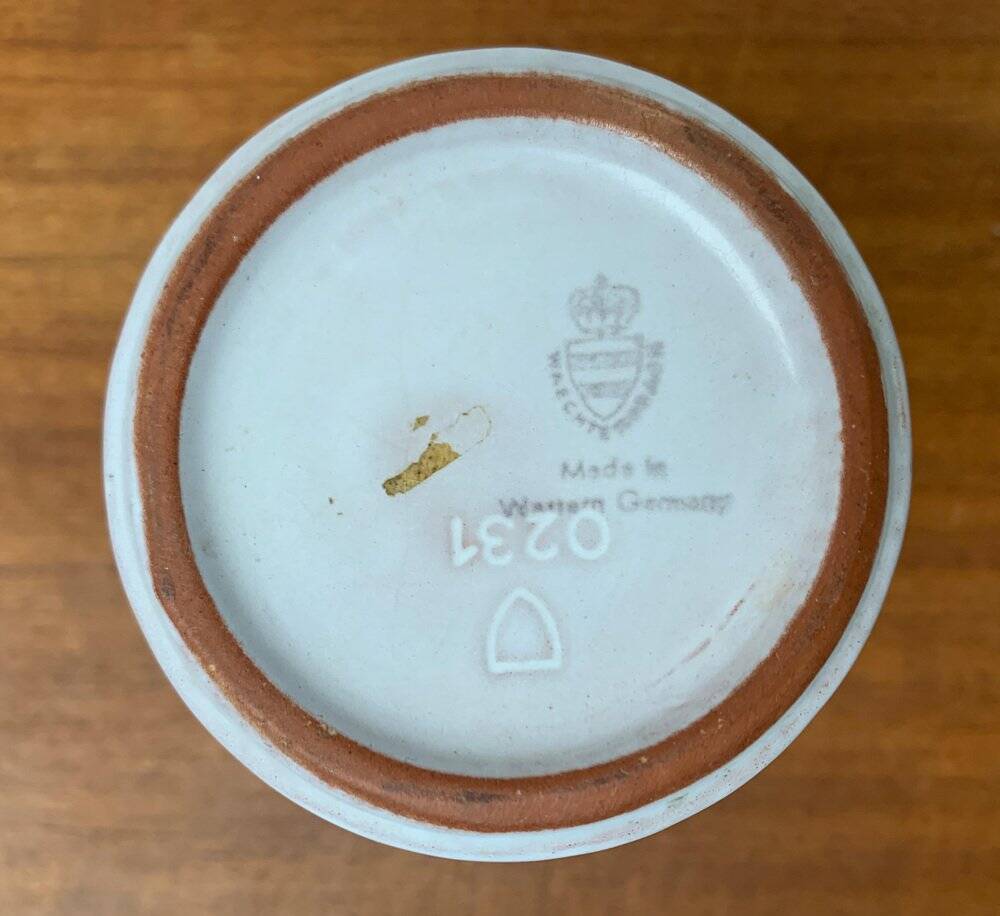 Vase allemand du milieu du siècle de Wächtersbach, années 1960