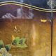 Vintage Chinese cabinet with gold leaf, flowers and birds (bar cabinet)