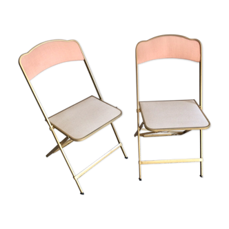 Chairs folding vintage restored
