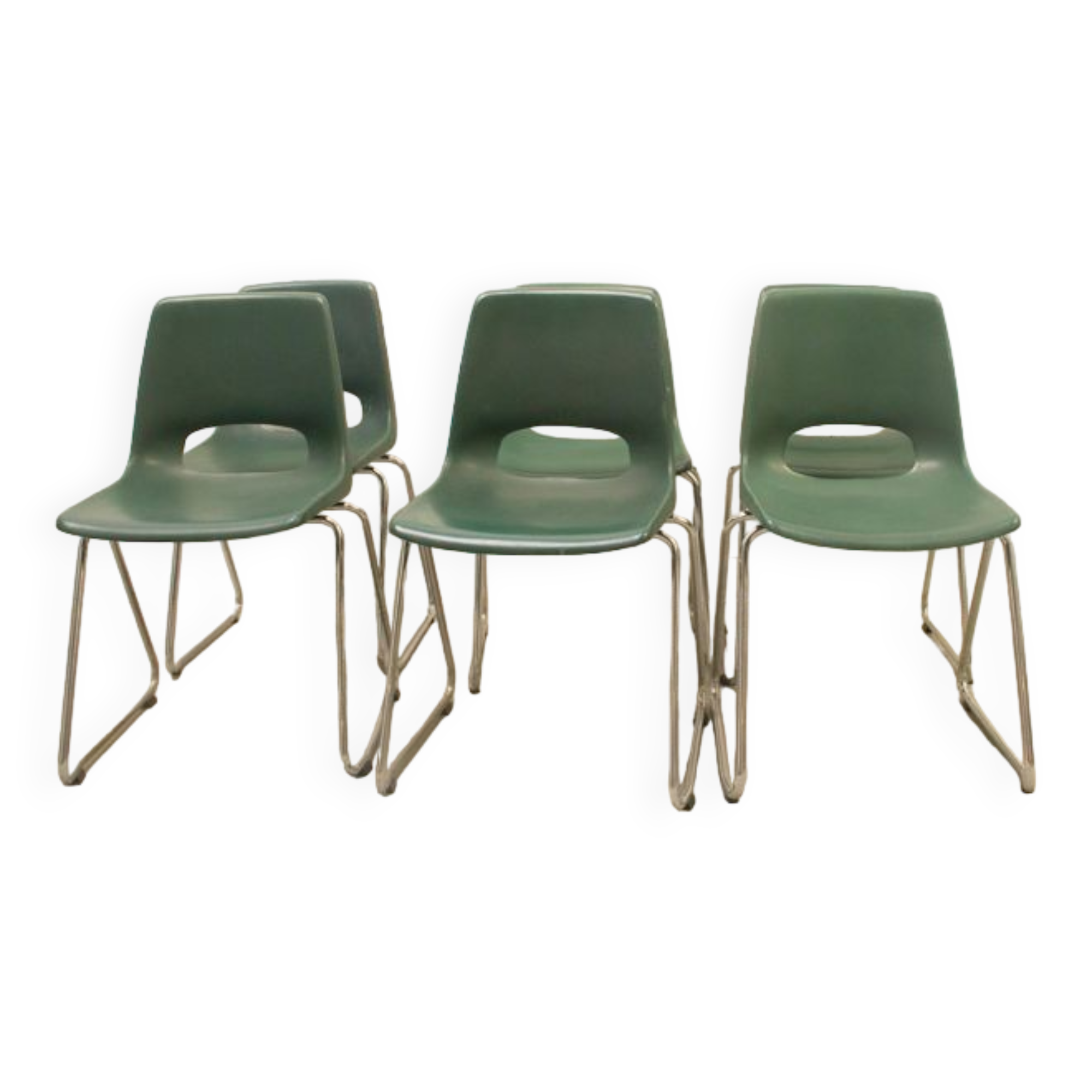 Set of 6 vintage chairs by Marko Netherlands 1970
