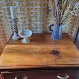 Art deco chest of drawers feet whiskers patinated