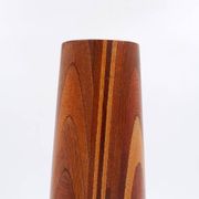 Mid-century Scandinavian wooden vase - 1960s - H:36cm