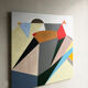 Abstract painting - Oil on canvas - 90 x 90 cm